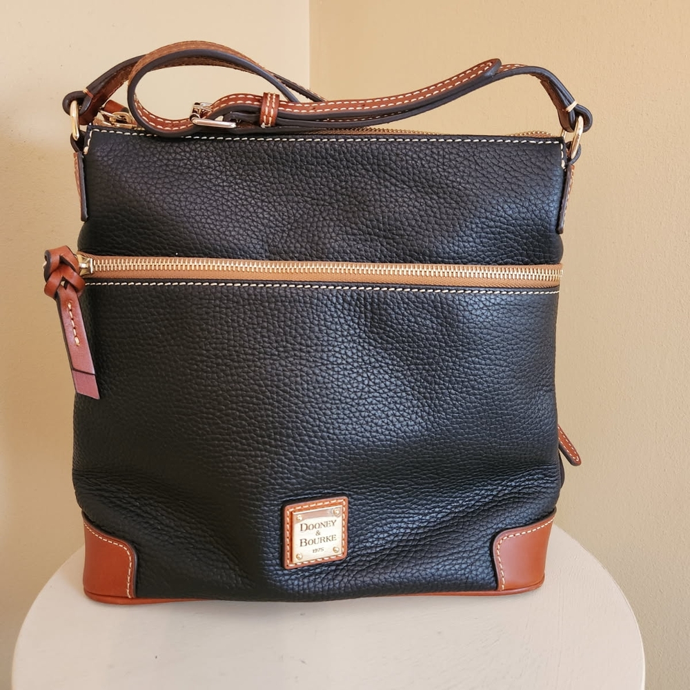 Dooney & Bourke Black Leather Crossbody Bag